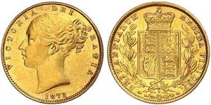 1 Sovereign Vereinigtes Königreich von Großbritannien und Irland (1801-1922) Gold Victoria (1819 - 1901)
