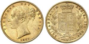 1 Sovereign Vereinigtes Königreich von Großbritannien und Irland (1801-1922) Gold Victoria (1819 - 1901)