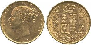 1 Sovereign Vereinigtes Königreich von Großbritannien und Irland (1801-1922) Gold Victoria (1819 - 1901)