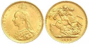 1 Sovereign Vereinigtes Königreich von Großbritannien und Irland (1801-1922) Gold Victoria (1819 - 1901)