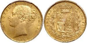 1 Sovereign Vereinigtes Königreich von Großbritannien und Irland (1801-1922) Gold Victoria (1819 - 1901)