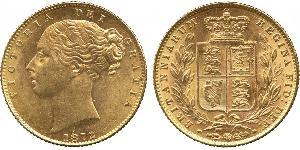 1 Sovereign Vereinigtes Königreich von Großbritannien und Irland (1801-1922) Gold Victoria (1819 - 1901)