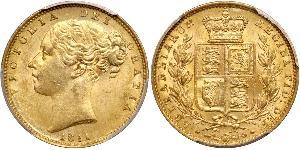1 Sovereign Vereinigtes Königreich von Großbritannien und Irland (1801-1922) Gold Victoria (1819 - 1901)