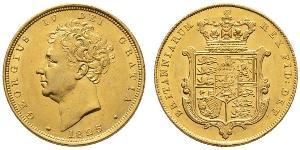 1 Sovereign Vereinigtes Königreich von Großbritannien und Irland (1801-1922) Gold Georg IV (1762-1830)