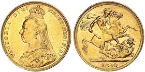1 Sovereign Vereinigtes Königreich von Großbritannien und Irland (1801-1922) Gold Victoria (1819 - 1901)