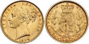 1 Sovereign Vereinigtes Königreich von Großbritannien und Irland (1801-1922) Gold Victoria (1819 - 1901)