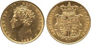 1 Sovereign Vereinigtes Königreich von Großbritannien und Irland (1801-1922) Gold Georg IV (1762-1830)