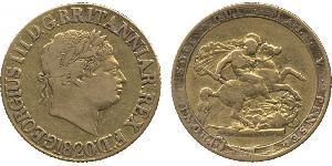 1 Sovereign Vereinigtes Königreich von Großbritannien und Irland (1801-1922) / Vereinigtes Königreich Gold Georg III (1738-1820)