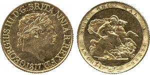 1 Sovereign Vereinigtes Königreich von Großbritannien und Irland (1801-1922) / Vereinigtes Königreich Gold Georg III (1738-1820)