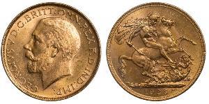 1 Sovereign Afrique du Sud (1910 - ) Or George V (1865-1936)