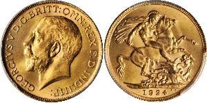 1 Sovereign Afrique du Sud (1910 - ) Or George V (1865-1936)