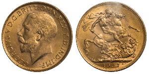 1 Sovereign Afrique du Sud (1910 - ) Or George V (1865-1936)
