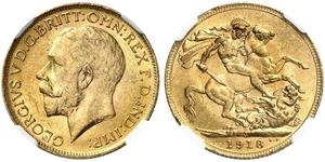 1 Sovereign Canada Or George V (1865-1936)
