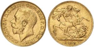 1 Sovereign Canada Or George V (1865-1936)