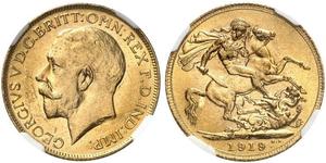 1 Sovereign Canada Or George V (1865-1936)