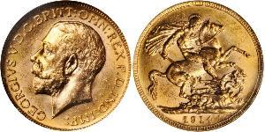 1 Sovereign Canada Or George V (1865-1936)