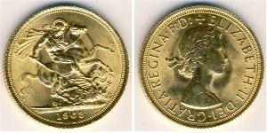 1 Sovereign Feriind Kiningrik (1922-) Or Elizabeth II (1926-2022)
