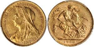 1 Sovereign Ôstralie (1788 - 1939) Or Victoria (1819 - 1901)