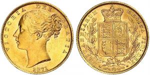 1 Sovereign Ôstralie (1788 - 1939) Or Victoria (1819 - 1901)