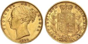1 Sovereign Ôstralie (1788 - 1939) Or Victoria (1819 - 1901)