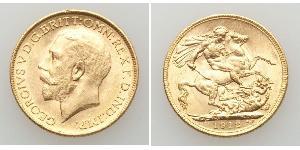 1 Sovereign Ôstralie (1788 - 1939) Or George V (1865-1936)