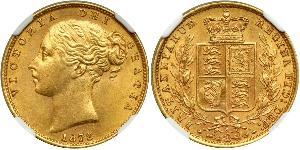 1 Sovereign Ôstralie (1788 - 1939) Or Victoria (1819 - 1901)