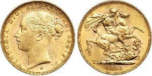 1 Sovereign Ôstralie (1788 - 1939) Or Victoria (1819 - 1901)