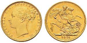 1 Sovereign Ôstralie (1788 - 1939) Or Victoria (1819 - 1901)