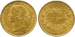 1 Sovereign Ôstralie (1788 - 1939) Or Victoria (1819 - 1901)