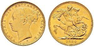 1 Sovereign Ôstralie (1788 - 1939) Or Victoria (1819 - 1901)