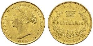 1 Sovereign Ôstralie (1788 - 1939) Or Victoria (1819 - 1901)