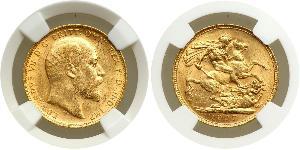 1 Sovereign Ôstralie (1788 - 1939) Or Édouard VII (1841-1910)