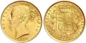 1 Sovereign Ôstralie (1788 - 1939) Or Victoria (1819 - 1901)