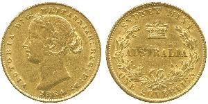 1 Sovereign Ôstralie (1788 - 1939) Or Victoria (1819 - 1901)