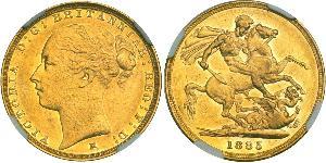 1 Sovereign Ôstralie (1788 - 1939) Or Victoria (1819 - 1901)