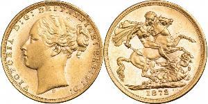 1 Sovereign Ôstralie (1788 - 1939) Or Victoria (1819 - 1901)