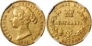 1 Sovereign Ôstralie (1788 - 1939) Or Victoria (1819 - 1901)