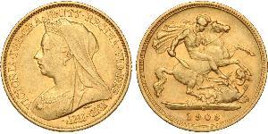 1 Sovereign Ôstralie (1788 - 1939) Or Victoria (1819 - 1901)