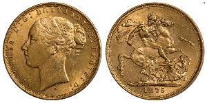 1 Sovereign Ôstralie (1788 - 1939) Or Victoria (1819 - 1901)