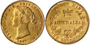 1 Sovereign Ôstralie (1788 - 1939) Or Victoria (1819 - 1901)