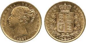 1 Sovereign Ôstralie (1788 - 1939) Or Victoria (1819 - 1901)