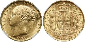 1 Sovereign Ôstralie (1788 - 1939) Or Victoria (1819 - 1901)