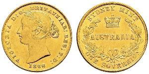 1 Sovereign Ôstralie (1788 - 1939) Or Victoria (1819 - 1901)
