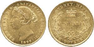 1 Sovereign Australia (1788 - 1939) Oro Victoria (1819 - 1901)