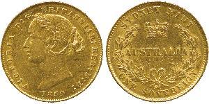 1 Sovereign Australia (1788 - 1939) Oro Victoria (1819 - 1901)