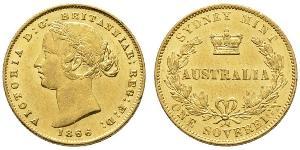 1 Sovereign Australia (1788 - 1939) Oro Vittoria (1819 - 1901)