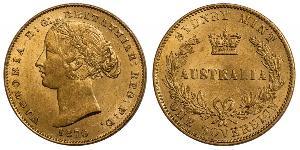 1 Sovereign Australia (1788 - 1939) Oro Victoria (1819 - 1901)