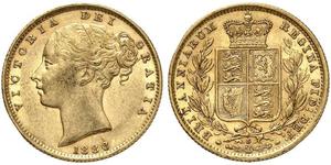 1 Sovereign Australia (1788 - 1939) Oro Vittoria (1819 - 1901)