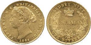 1 Sovereign Australia (1788 - 1939) Oro Victoria (1819 - 1901)