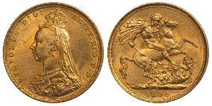 1 Sovereign Australia (1788 - 1939) Oro Vittoria (1819 - 1901)